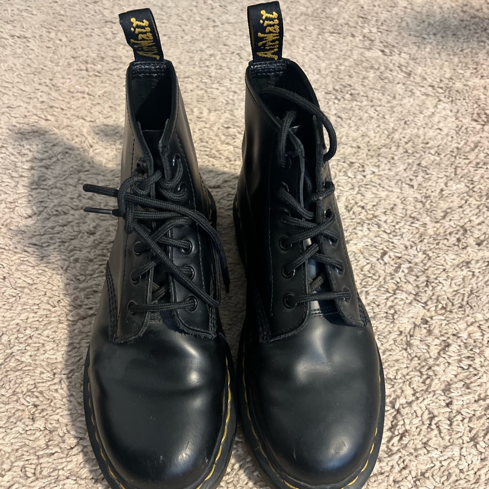 Dr. Martens Black Leather Boots